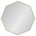 thumbnail image 3 of Kate and Laurel Rhodes Mid-Century Octagon Mirror, 30.75 x 30.75, Gold, Sophisticated Modern Mirror for Wall, 3 of 8