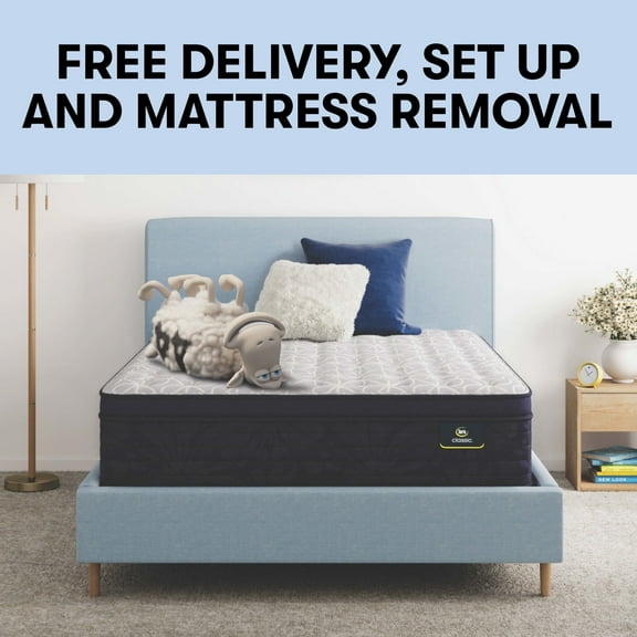 Serta 14.5" Twin Classic Clarks Hill Elite Ltd Plush Pillow Top Innerspring Adult Mattress