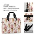 thumbnail image 4 of FORMRS 16" Laptop Bag Carrying Sleeve Case with Handle Travel Shoulder Briefcase, Pink Ice Cream Pattern, 4 of 8