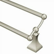 Moen Retreat Brushed Nickel 24" Double Towel Bar