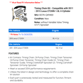 thumbnail image 2 of Timing Chain Kit - Compatible with 2011 - 2015 CT200h 1.8L 4-Cylinder 2012 2013 2014, 2 of 2