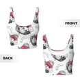 thumbnail image 5 of Picia Cute Poodle Dog Sports Bra for Women,Padded Strappy Sports Bras Medium Support Yoga Bra with Removable Cups,Running Yoga Bra-Small, 5 of 9