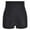 Black, variant on ANINEO Women Plus Size High Waist Bottoms Swim Briefs Ruched Bottom Cozy Hawaii Summer Tropical Brazilian Beachwear