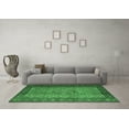 thumbnail image 3 of Ahgly Company Indoor Round Persian Emerald Green Traditional Area Rugs, 3' Round, 3 of 4