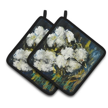 Carolines Treasures MW1357PTHD Three Boll Cotton Pair of Pot Holders