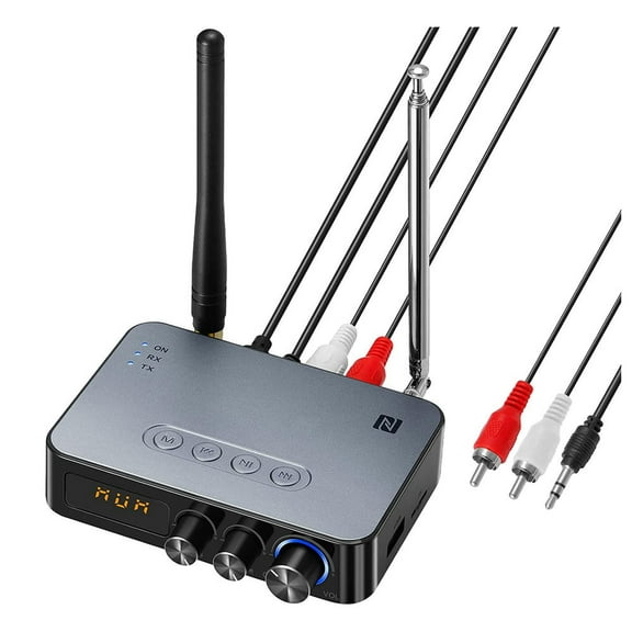 FOR Audio Adapter 5.1 Transmitter Receiver for TV Home Stereo Wireless Audio Adapter with Remote Control