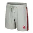 thumbnail image 2 of Men's Colosseum Gray Oklahoma Sooners Mac Shorts, 2 of 3