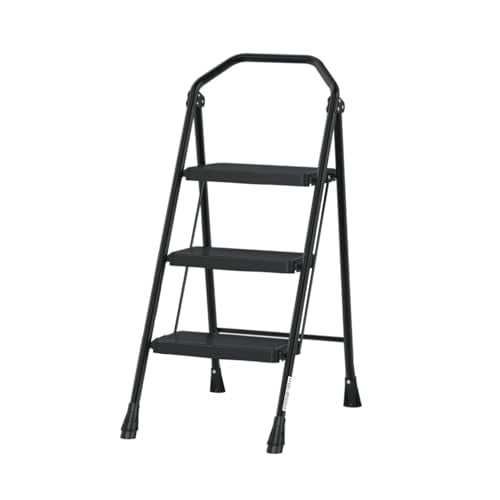 Truper Escalera Tubular, Plegable, 3 peldaños