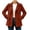 Orange, variant on Vixolx Womens Cropped Pea Coat Casual Notched Lapel Collar Jacket Coat Loose Double Breasted Outerwear Fall Winter Warm Clothes
