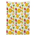 thumbnail image 3 of Ambesonne Fruits Tablecloth Rectangular Table Cover, Fresh Citrus Kiwi Lemon, 60"x90", Earth Yellow Lime Green, 3 of 4