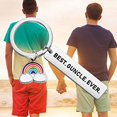 thumbnail image 3 of Zuo Bao LGBT Gay Pride Jewelry LGBT Relationship Keychain Best Guncle Ever Keychain Rainbow Pride Gift for Men Women, 3 of 4