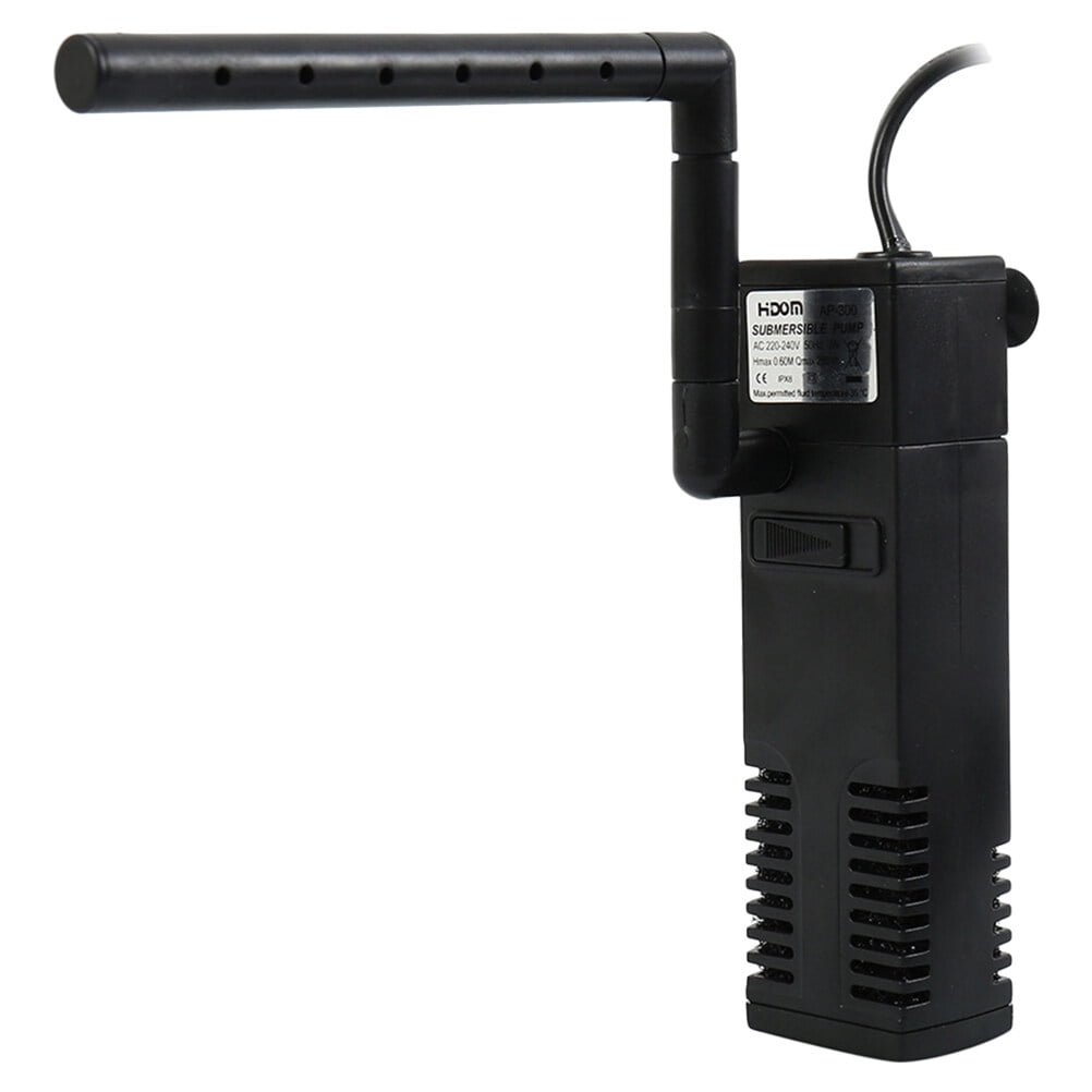 Homemaxs 1PC 3 in 1 Fish Tank Filter Pump 12V/24V 22W 1000L/H Multifunction Submersible Pump