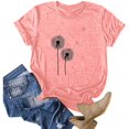 thumbnail image 2 of Blusa de manga corta con cuello redondo y estampado de tallas grandes para mujer OAVQHLG3B Store  lin121212, 2 of 4