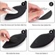 thumbnail image 4 of Almohadillas antideslizantes para zapatos, protectores adhesivos para suelas de zapatos, empuñaduras antideslizantes para zapatos de tacón alto (negro), 4 of 5