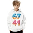 thumbnail image 4 of NordicNest Boys Pullover Hoodie Soft Casual Sweatshirt For Kids Youth Athletic Jacket With Pocket Boys 12-14 Clothes, 4 of 4
