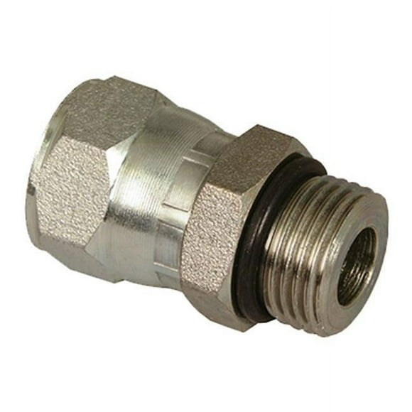 Apache 39038898 0.58 in. Male O-Ring Boss x 0.5 in. Female JIC Swivel Hydraulic Adapter
