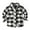 Black, variant on LNMQLPDBS Boys Plaid Button Down Shirt Flannel Long Sleeve Turn Down Collar Shirt with Chest Pocket Kids Jacket for Spring Autumn Toddler Clothes for Girls Boys Trendy Tops Red 7-8 Years