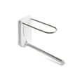 thumbnail image 2 of Colgador de ropa montado en la pared de plástico impermeable para el hogar, abrigo de baño, soporte de secado de ropa, gancho sin perforaciones Almacenamiento y organización del hogar Blanco Wosthever HA064838-01B, 2 of 6