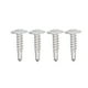 thumbnail image 5 of Tornillos de cabeza de arandela redonda, tornillo autoperforante de 100 piezas, juego de tornillos autoperforantes de acero inoxidable 304 para trabajos en madera M4.8x19, 5 of 14