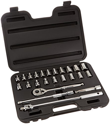 ATD Tools 1360 Ensemble de Douilles SAE/Metric à 6 Points 1/2 Pouces