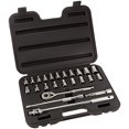 thumbnail image 1 of ATD Tools 1360 1/2" Drive 6-Point 24-Piece SAE/Metric Socket Set, 1 of 2