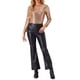 thumbnail image 2 of INSPIRE CHIC Blusa de lentejuelas doradas con escote redondo y mangas largas para fiesta, 2 of 5