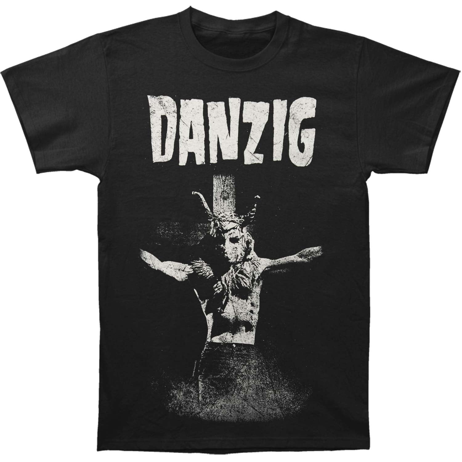 Danzig Danzig Men's Skullman On Cross Tshirt Black
