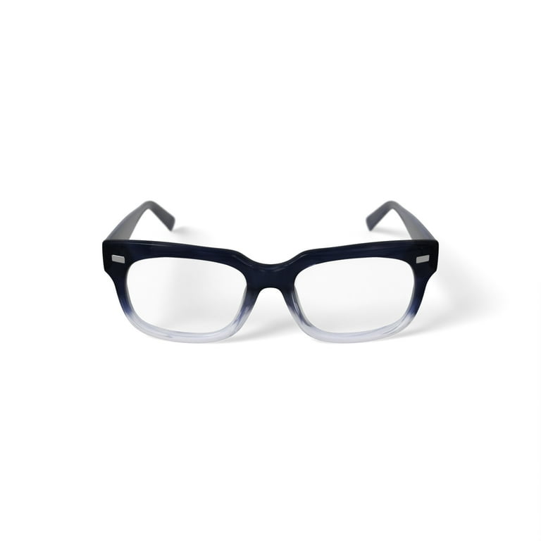 Walmart Men's Square Eyeglasses, WPLM701, Black, 53-18-150 Walmart Men's Square Eyeglasses, WPLM701, Black, 53-18-150