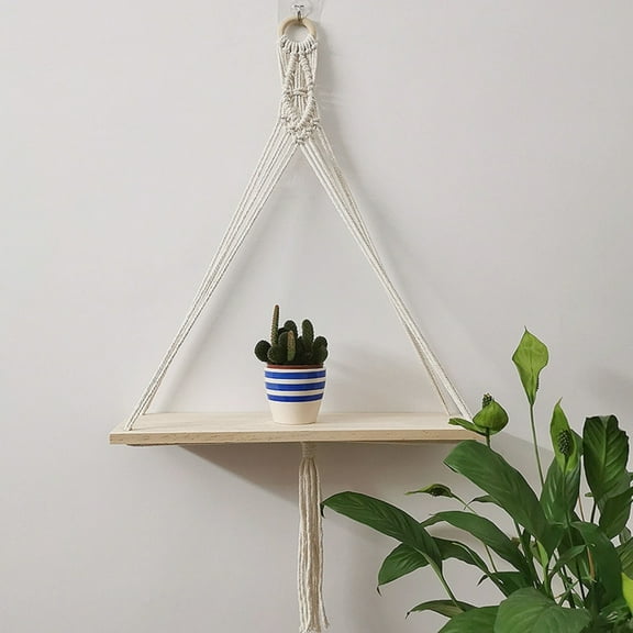 Vikakiooze 2022 Plant Hanger-Indoor Hanging Planter Shelf-Decorative Flower Pot Holder-Boho