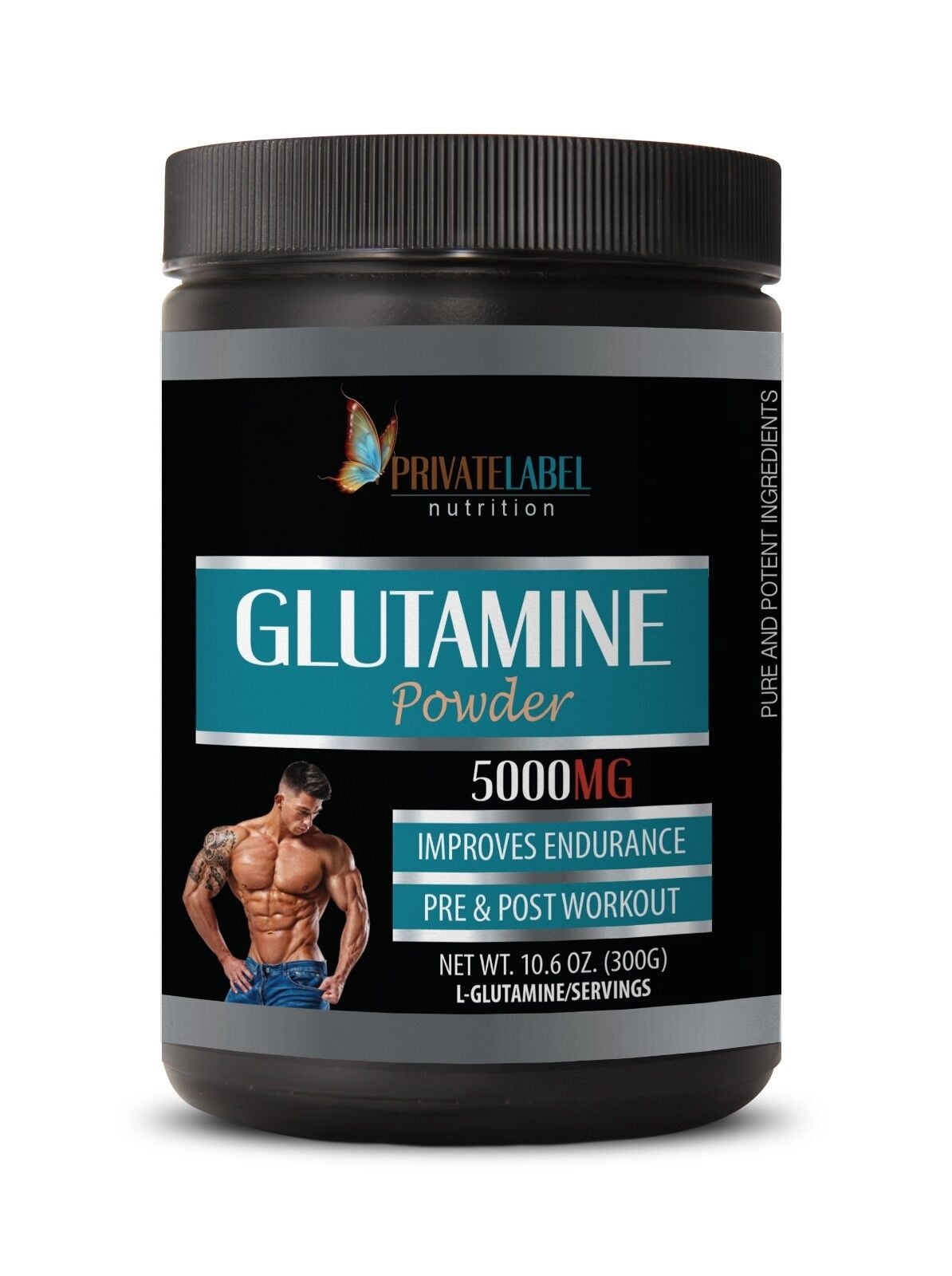 Glutamine Powder 5000mg Mass Gainer 1 Can