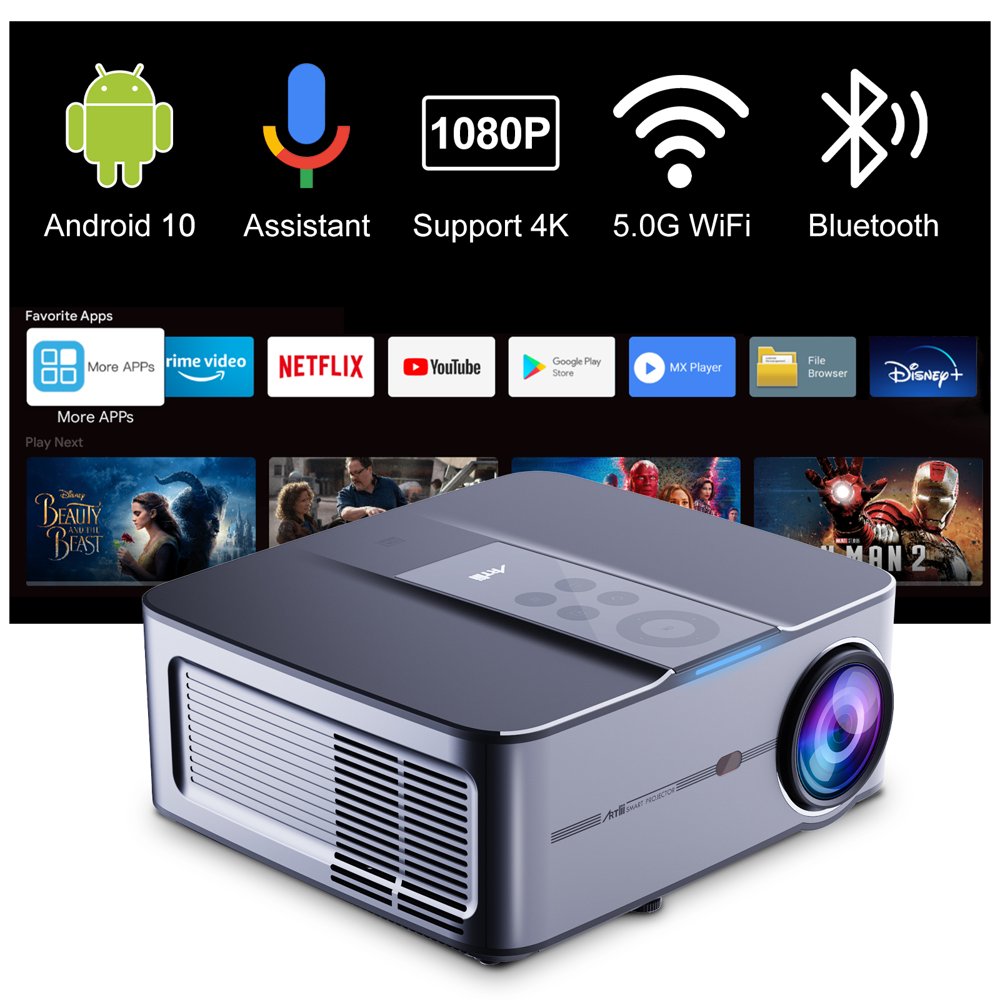 Artlii Play3 Smart Projector Native 1080P 340 ANSI with Android 10