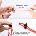 thumbnail image 4 of 6 Pcs Spring Cord Locks Plastic End Fastener Double Holes Clip Rope Toggle Stoppers Sliders, Black #3, 4 of 7