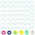 thumbnail image 1 of CraftMate 50-Piece Bobbin Clips & Thread Holder Set, Colorful Silicone Spool Organizer Clamps, Prevents Thread-Tails, Sewing Machine Accessory for Quilting & Embroidery, 5 Assorted Colors, 1 of 8