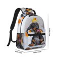 thumbnail image 2 of Uemuo Puppy Sits In Bathtub Printed Student Durable Water-resistant Backpack,Travel Backpack,Outdoor Activities Backpack, Laptop Backpack, Multi-compartment Backpack, 2 of 5