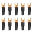 thumbnail image 1 of 10 terminales de conexión rápida para audio de coche, conectores de horquilla para cable de amplificador, terminales de horquilla para cable de altavoz de coche, 1 of 7