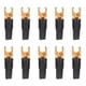 thumbnail image 1 of 10 terminales de conexión rápida para audio de coche, conectores de horquilla para cable de amplificador, terminales de horquilla para cable de altavoz de coche, 1 of 7