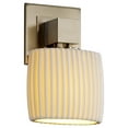 thumbnail image 2 of Justice Design Group Por-8707-30-Plet Limoges 6.5" Ada Compliant Bathroom Sconce - Nickel, 2 of 2