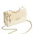 thumbnail image 3 of Bolso Bandolera Beige de Cuero PU Yuyangstore para Mujer, 3 of 8