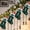 I, variant on Christmas Decoraion,Green Christmas Stockings,Knitted Hosiery Wool Embroidered Candy Jar for Family Holiday Christmas Party Gift Bag with Letter F