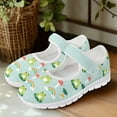 thumbnail image 3 of Psesaysky Cute Frogs Casual Shoes for Girls Women Lightweight Breathable Walking Shoes Hook & Loop Size 5.5-10, 3 of 7