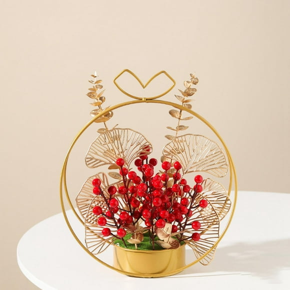 Cesta China Macarena adorno de mesa centro de mesa Festival Año Nuevo accesorios para fotos 28 cm x 12 cm