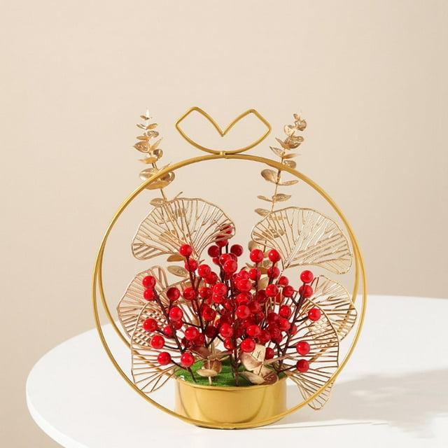 Cesta China Macarena adorno de mesa centro de mesa Festival Año Nuevo accesorios para fotos 28 cm x 12 cm