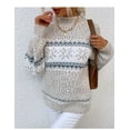 thumbnail image 2 of Tralilbee Pull à Col Roulé en Tricot d'Automne et d'Hiver pour Femmes, 2 of 5