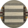 thumbnail image 1 of Ahgly Company Machine Washable Indoor Round Contemporary Camel Brown Area Rugs, 6' Round, 1 of 7