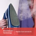thumbnail image 3 of BLACK+DECKER Xpress Steam Cord Reel Iron with Nonstick Soleplate, Blue, ICR16X, 3 of 8