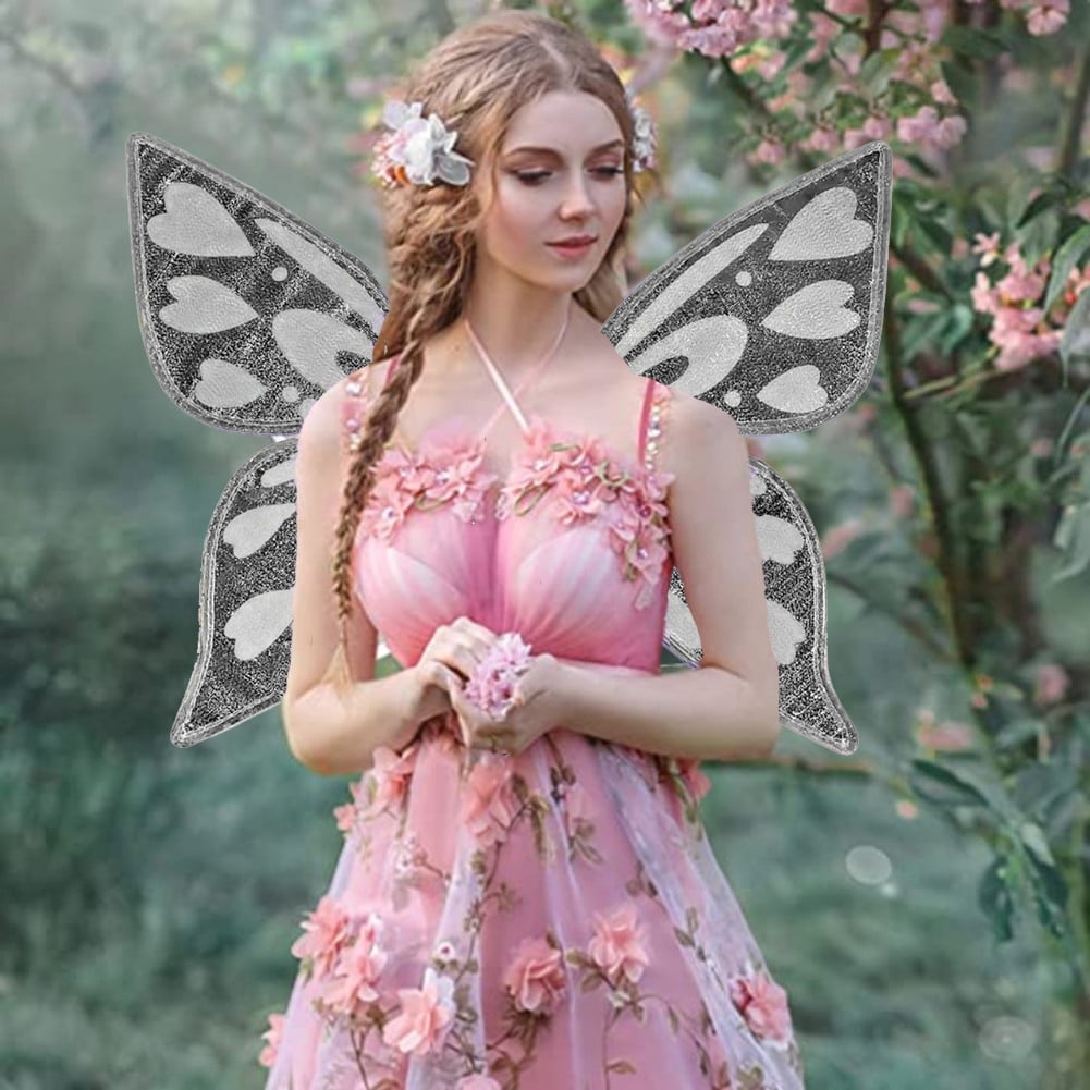 Projectretro 2 Pack Fairy Wing-s for Adults,Butterfly Wing-s