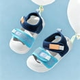thumbnail image 6 of ZHOGXU Toddlers Children Girls Boys Summer Sandals Soft Sole Non Closed Toe Color Block Breathable Lightweight Shoes For Outdoor Activities,Multicolour2,7.5, 6 of 7