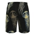 thumbnail image 6 of Kll Jellyfish Men'S Casual Summer Beach Shorts Hawaiian Shorts With Pockets-Medium, 6 of 9