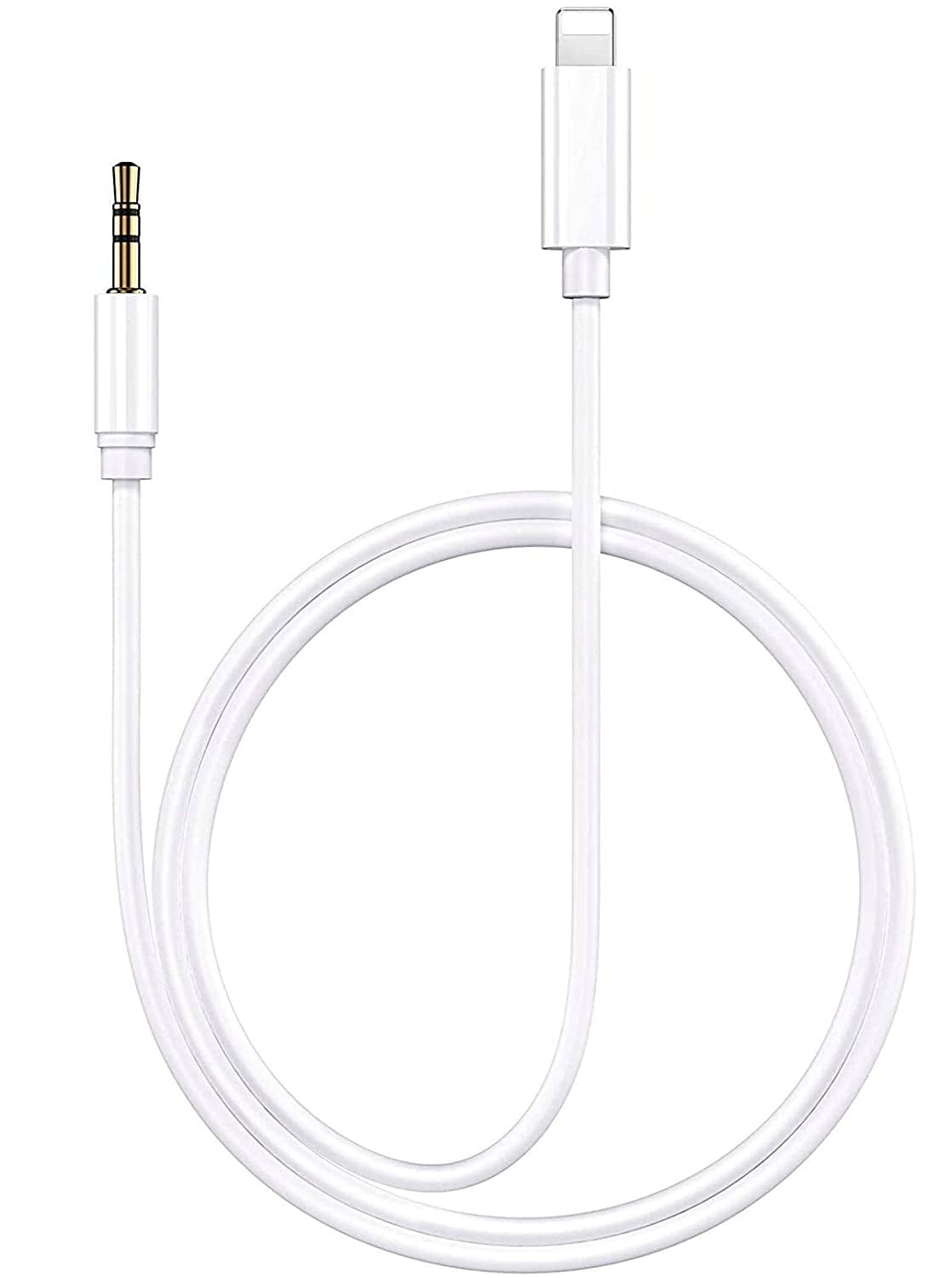 Apple MFi Certified iPod to Car Stereo Headphone Black Lightning to 3.5mm AUX Cable for iPhone 11/11 Pro/XS/XR/X 8 7 Support iOS 13 iPhone to 3.5mm Car AUX Stereo Audio Cord iPad Speaker 