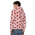 thumbnail image 4 of Goofa Cute Ladybugs 1 Pattern Mens Full-zip Hoodie, Zip-up Pullover Hooded Sweatshirt, Kangaroo Pocket Hoodie Ideal for Daily Wear, Travel, and Home-X-Large, 4 of 5